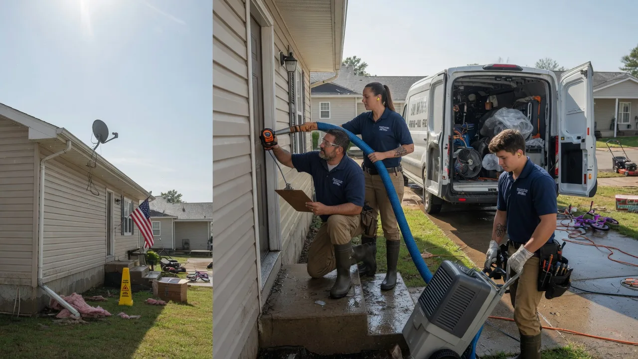Ceiling Water Damage Restoration in Homer, MI near me